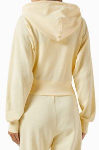 Kith Women's Fallon Waffle Hoodie - Beige Large MSRP: $155 (Copy)