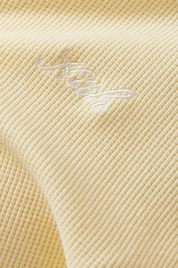Kith Women's Fallon Waffle Hoodie - Beige Large MSRP: $155 (Copy)