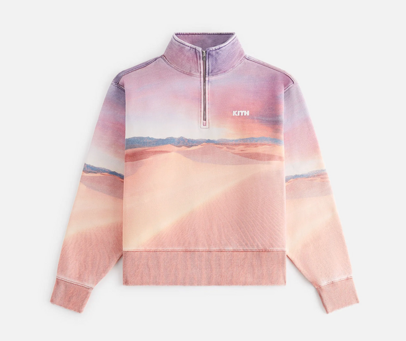 Kith Women's Desert Sunset 1/4 Zip Sweater 'Mabel' Size XS