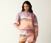 Kith Women's Desert Sunset 1/4 Zip Sweater 'Mabel' Size XS