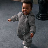 Kith Kids Baby Reflective Monogram Coverall Size 9-12 Months