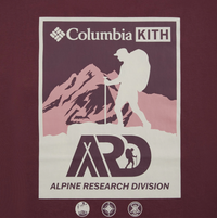 Kith X Columbia ARD Poster Vintage T-Shirt 'Magma' Size Small