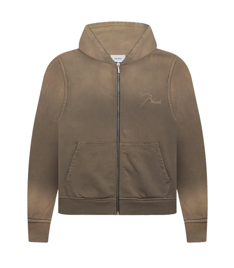 Rhude Zip Up Hoodie 'Sundry Elephant'
