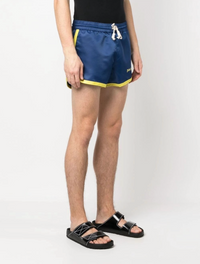 Palm Angels Miami Shorts 'Blue Vibrant Yellow' Size XXL