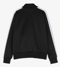 Palm Angels Kids Full-Zip Track Jacket 'Black/White' Size 10