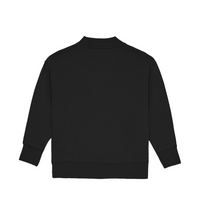 Palm Angels Kids Classic Curved Logo Crewneck Sweater 'Creme Black/White' Size 10