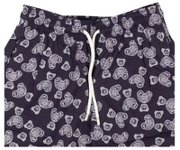 Palm Angels X Vilebrequin Kids Bear Logo Paisley Swim Shorts 'Navy' Size 12