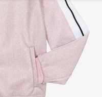 Palm Angels Girl's Logo Lurex Glitter Track Jacket 'Light Pink' Size 10