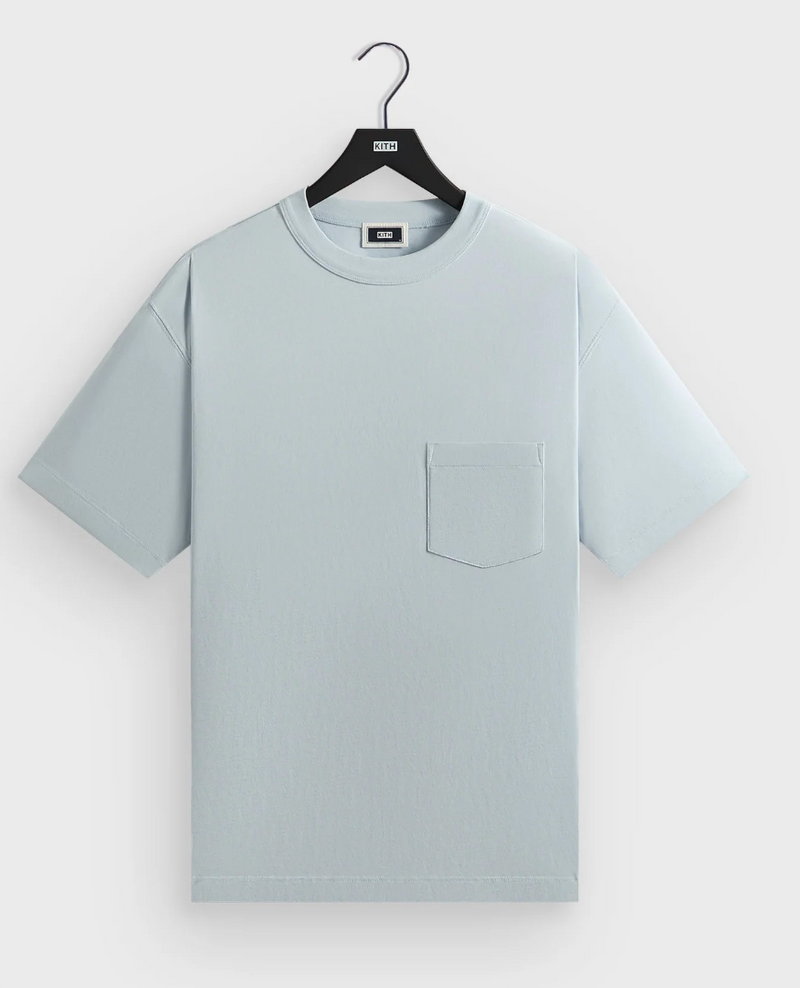 Kith SS Leonard Pocket Tee Atrium Blue