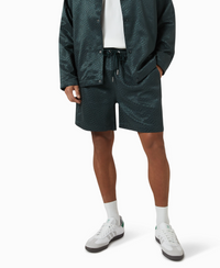 Kith Men's Jacquard Faille Cedar Short 'Machine' Size Small