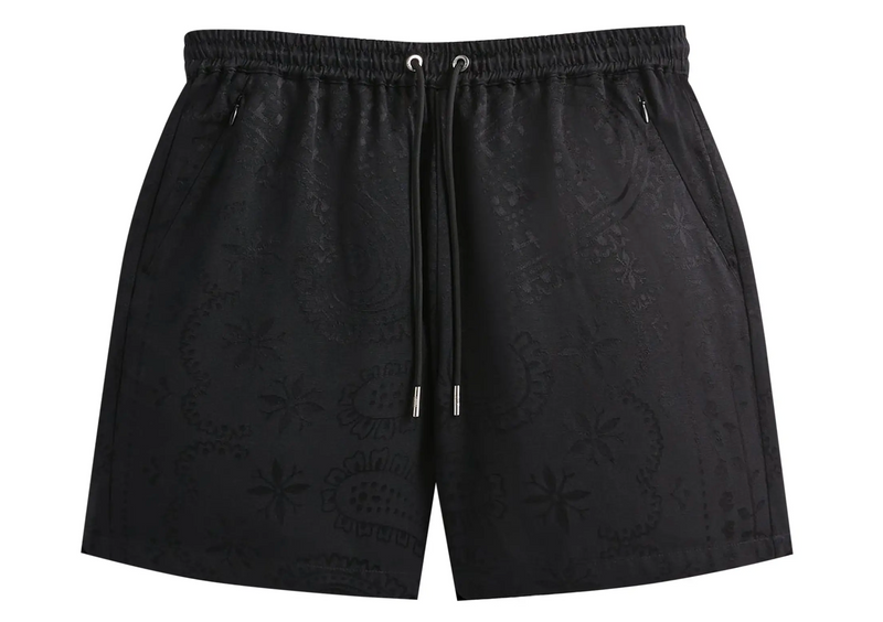 Kith Men's Jacquard Faille Cedar Short 'Black' Size XS