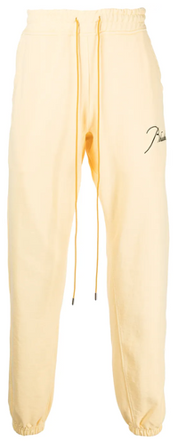 Rhude Pastel Yellow Sweatpants