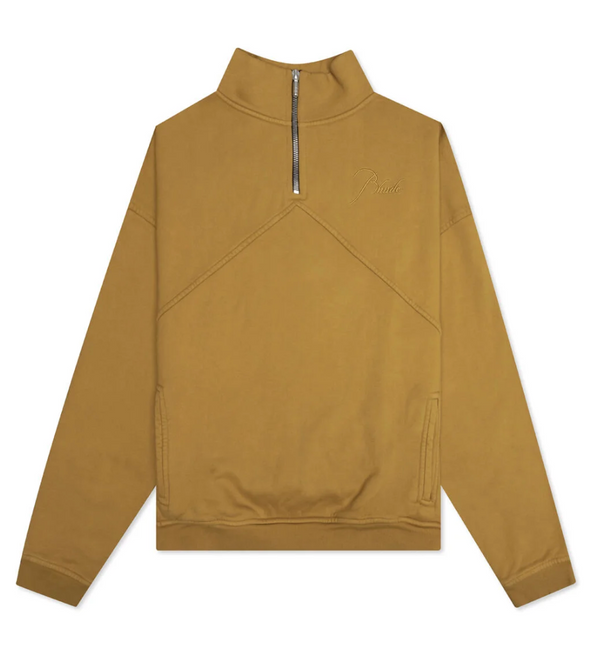Rhude Quarter Zip Sundry Camel