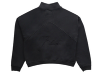 Rhude Heavyweight Embroidered Quarter Zip Sweater 'Black' Size XS
