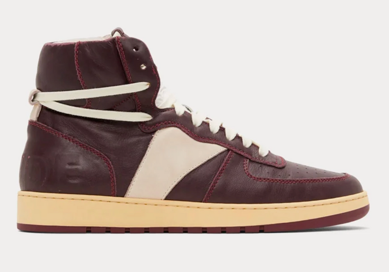 Rhude Rhecess Hi Sneakers Maroon