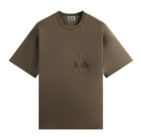Kith Short Sleeve Quinn Tee Ladder Brown