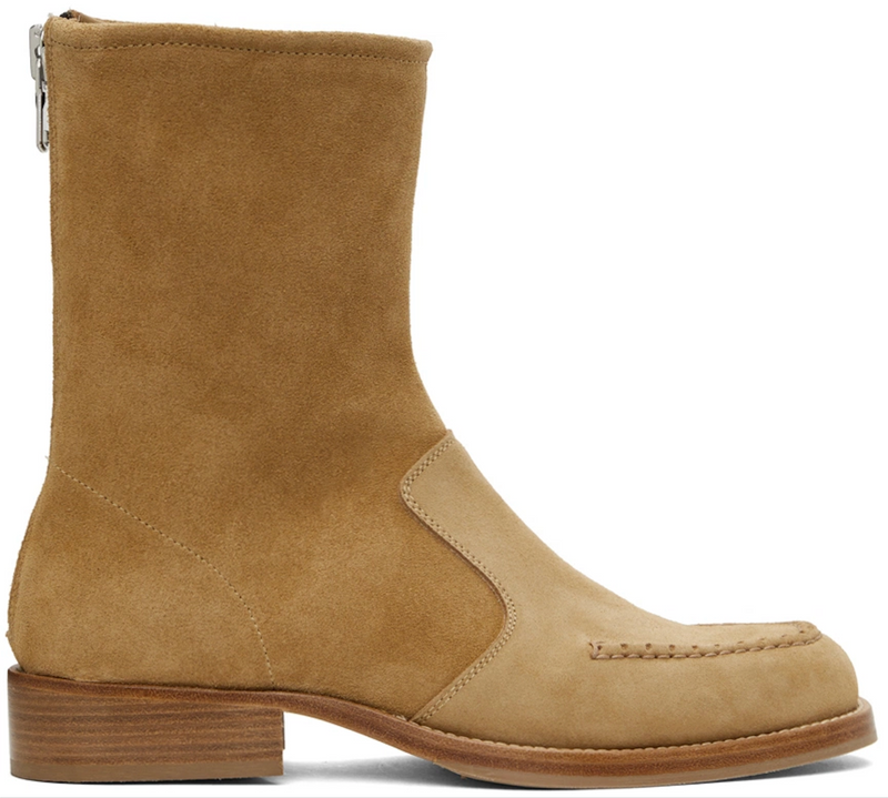 Rhude Lock Suede Boots 'Tan' Size 8 Men's