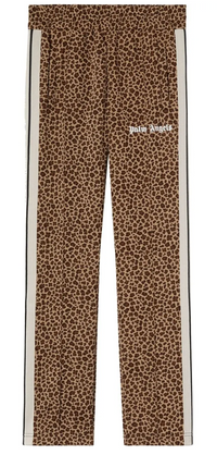 Palm Angels Animalier Track Pants Gold White