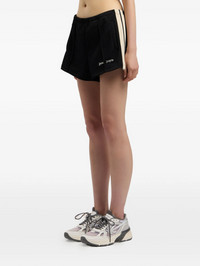Palm Angels Women's Track Hot Shorts 'Black/White' Size Medium