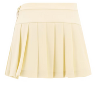 Palm Angels Pleated Track Skirt Off White