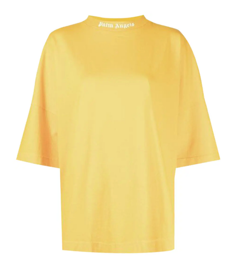 Palm Angels Classic Logo Loose T-Shirt 'Ocher Yellow'