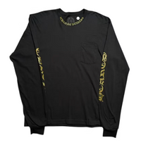 Chrome Hearts Long Sleeve Pocket Crew T-shirt Black/Army Green