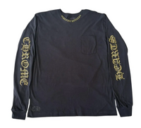 Chrome Hearts Long Sleeve Pocket Crew T-shirt Black/Army Green