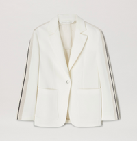 Palm Angels Women's Track Blazer Suit Jacket 'Off-White' Size 44