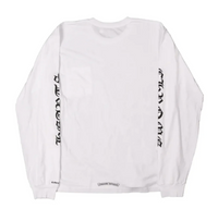 Chrome Hearts 'Neck Logo' White Longsleeve Pocket Tee
