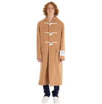 Palm Angels PA Montgomery Overcoat 'Brown/Black' Size 48