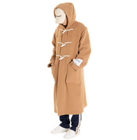 Palm Angels PA Montgomery Overcoat 'Brown/Black' Size 48