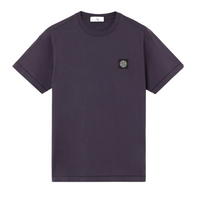 Stone Island Logo Patch Crewneck T-Shirt Dark Blue
