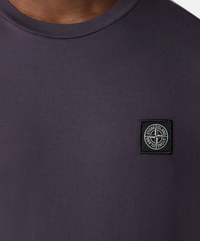 Stone Island Logo Patch Crewneck T-Shirt Dark Blue