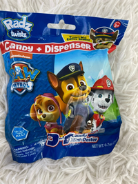 Radz Twistz Nickelodeon Paw Patrol Candy Dispenser + Mini Poster Blind Mystery Pack