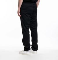 Palm Angels Men's Monogram Studded Track Pants 'Black/Silver' Size Small