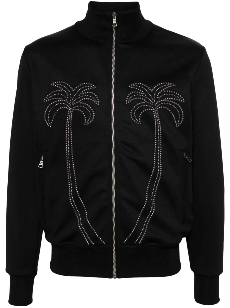 Palm Angels Men's Milano Studded Track Jacket 'Black'