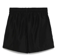 Palm Angels Men's Dripping Logo Swimshorts 'Black/White'