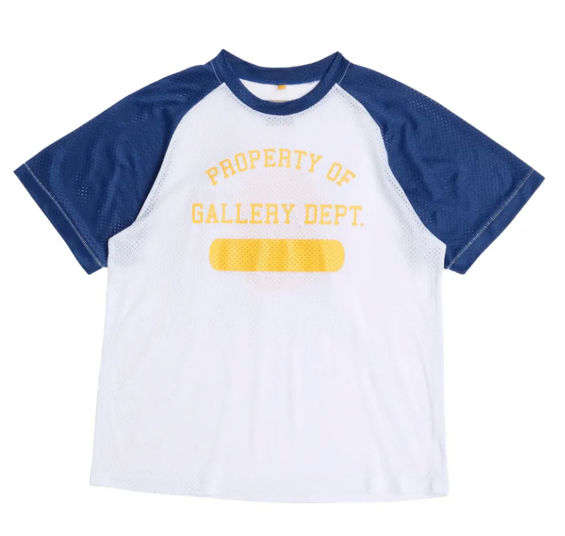Gallery Dept. Jr High Mesh Jersey White Blue