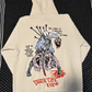 NEW Warren Lotas 'Man Who Feels Nothing' Alt Cream Pullover Hoodie SM
