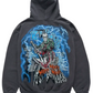 NEW Warren Lotas Exclusive 'Buried Alive' Black Stonewashed Pullover Hoodie XXL