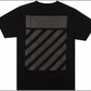 Off-White Diagonal Tab Slim Black T-Shirt XL