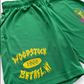 NEW Warren Lotas Exclusive 'Woodstock' Mesh Green Shorts SM