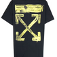 OFF-WHITE Acrylic Arrows S/S Black & Yellow Logo T-Shirt XS