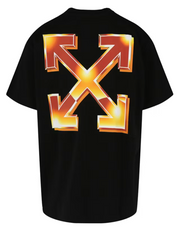 OFF-WHITE 'Orange Metal' Women's Arrow Print Crewneck T-Shirt XS