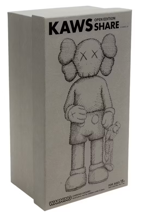 KAWS Share (Open Edition) LImited Vinyl Figure in Brown