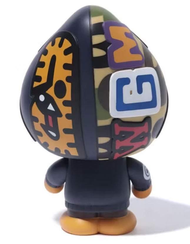 BAPE Shark Hoodie Baby Milo Limited Figure in Navy Blue