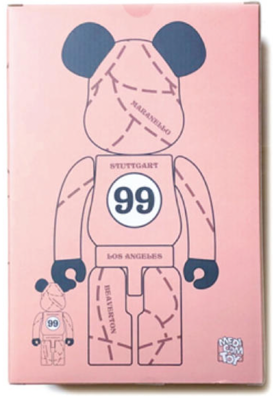 Limited Edition Bearbrick x Illest x Medicom 100% & 400% Figure Set