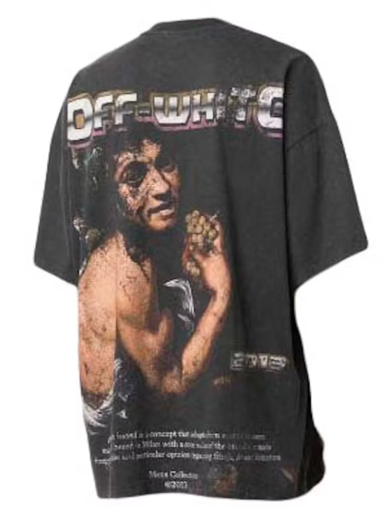 OFF-WHITE Digit Bacchus Crew-Neck T-Shirt MD