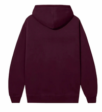 Anti-Social Social Club Cut Off Logo Hoodie Burgundy SM