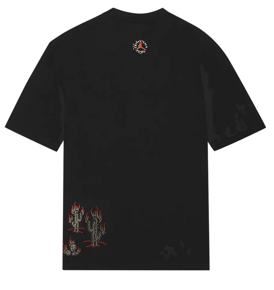 Brand New Air Jordan x Travis Scott Flight Graphic T-Shirt 'Black' XL